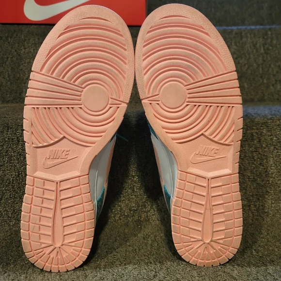 Nike Dunk Low Teal Size 12 - Picture 4 of 5